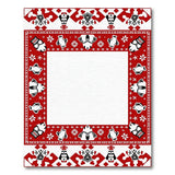 Red Heritage Tribal Border Area Rug