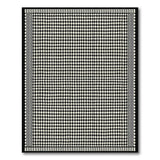 Geometric Modern Black White Diamond Geometric Area Rug