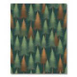 Pine Forest Green Area Rug