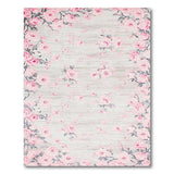 Pink Floral Vintage Blush Pink Roses Floral Vintage Area Rug