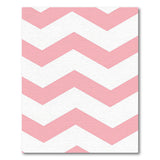 Geometric Modern Pink Chevron Zigzag Area Rug