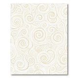 Beige and Neutral Hypnotic Beige Swirl Abstract Area Rug
