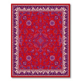 Red Floral Traditional Persian Traditional Persian Area Rug