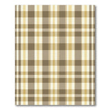 Geometric Modern Brown Tan Plaid Check Area Rug
