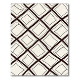 Geometric Diamond Line Area Rug