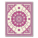 Traditional Persian Ornate Pink Mandala Persian Area Rug