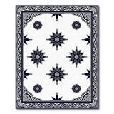 Black and White Traditional Persian Black White Traditional Persian Floral Rug