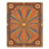 Rainbow Compass Sunburst Area Rug