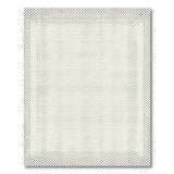 Modern Beige Black Dot Grid Area Rug