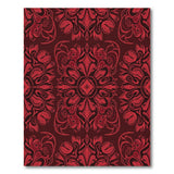 Bold Red Heritage Tribal Red Area Rug