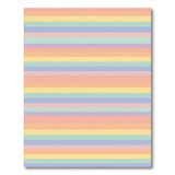 Pastel Stripe Geometric Area Rug