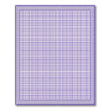 Purple Purple White Gingham Check Area Rug
