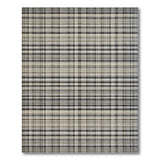 Black and White Plaid Checkered Area Rug