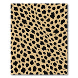 Wild Leopard Print Beige Area Rug