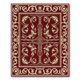 Ornate Red Ornate Red Persian Floral Area Rug