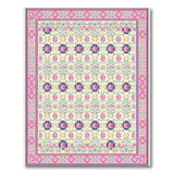 Floral Traditional Persian Pink Floral Persian Area Rug