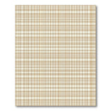 Cream Beige Gingham Check Area Rug