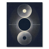 Geometric Concentric Circles Abstract Area Rug
