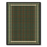 Classic Green Plaid Tartan Area Rug