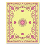 Vintage Pink Pomegranate Floral Persian Rug