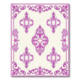 Purple Ornate Floral Vintage Area Rug