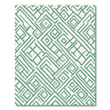 Green Green Maze Geometric Area Rug