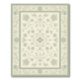 Floral Vintage Green Floral Vintage Area Rug