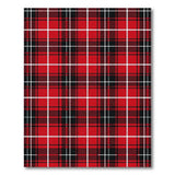 Bold Rustic Farmhouse Bold Red Black Buffalo Check Area Rug