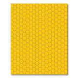 Yellow Honeycomb Hexagon Area Rug