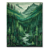 Emerald Forest Valley River Area Rug