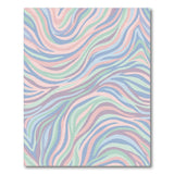 Pastel Wave Multi-Color Area Rug