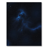 Cosmic Blue Nebula Area Rug