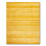 Yellow Striped Geometric Area Rug
