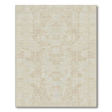 Abstract Beige Geometric Area Rug