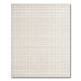 Beige and Neutral Neutral Beige Grid Texture Area Rug