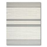 Black White Striped Geometric Area Rug