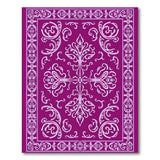 Purple Om Floral Ornate Area Rug