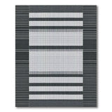Bold Striped Geometric Modern Bold Black White Striped Geometric Area Rug