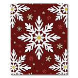 Papercut Snowflake Holiday Area Rug