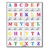 Vibrant Multi-Color ABC Alphabet Kids Learning Rug