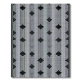 Black Diamond Geometric Woven Area Rug