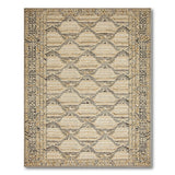 Beige Geometric Tribal Area Rug
