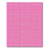 Vibrant Pink Gingham Check Area Rug