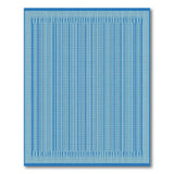 Blue and Teal Modern Blue White Striped Area Rug