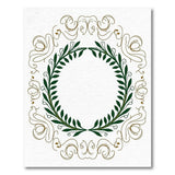 Ornate Laurel Wreath Area Rug
