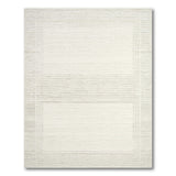 Geometric Modern Beige Geometric Framed Area Rug