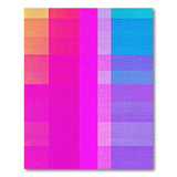 Vibrant Multi-Color Grid Geometric Area Rug