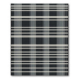 Geometric Modern Black and White Modern Black White Plaid Area Rug