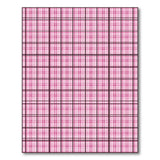 Geometric Modern Checkered Pink Gingham Checkered Area Rug