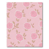 Pink Rose Vintage Pink Rose Floral Area Rug